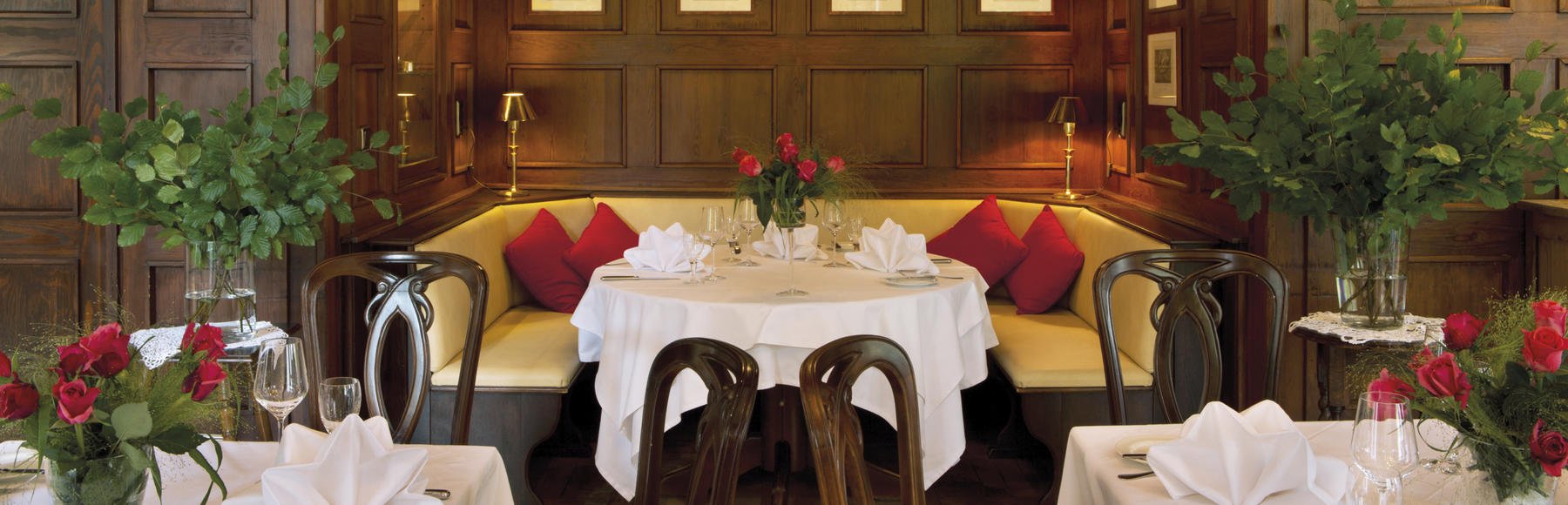 Restaurant Feengarten at the Romantik Hotel Jagdhaus Waldidyll